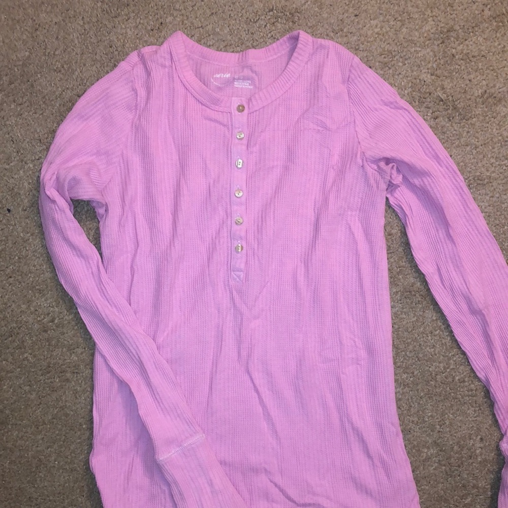 Pink aerie tshirt size xs